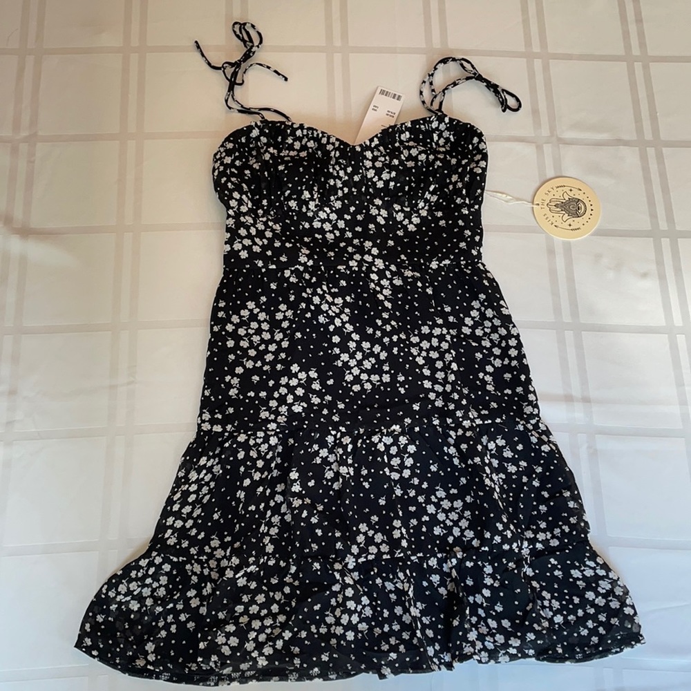 NWT urban outfitters black mini dress!